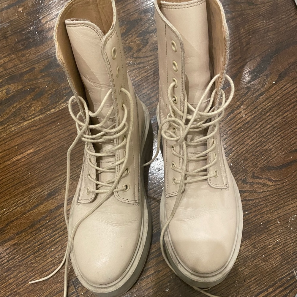 & other stories tan combat boots. - Picture 1 of 4